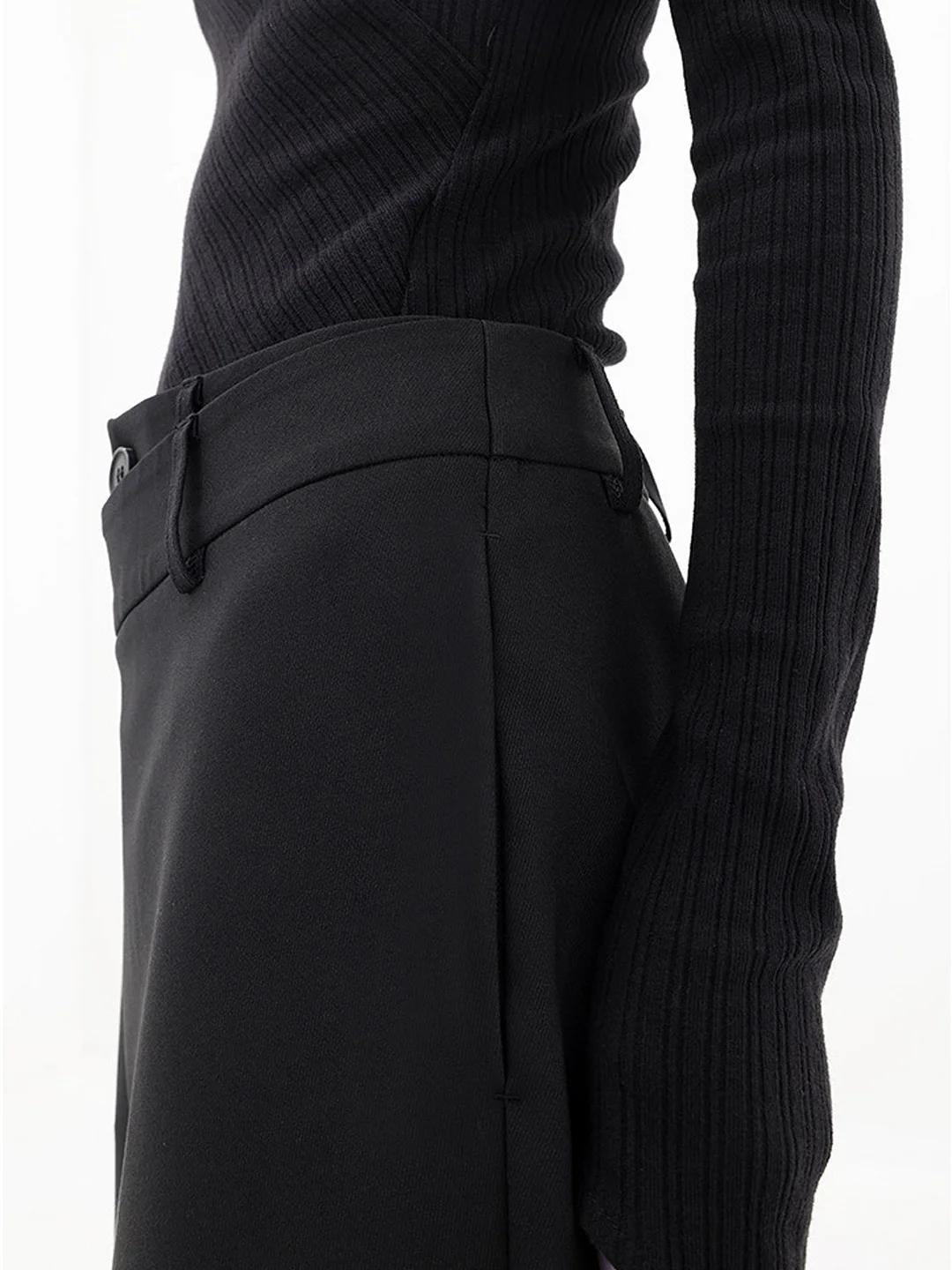 Flattering Women's Asymmetrical Waist Pants