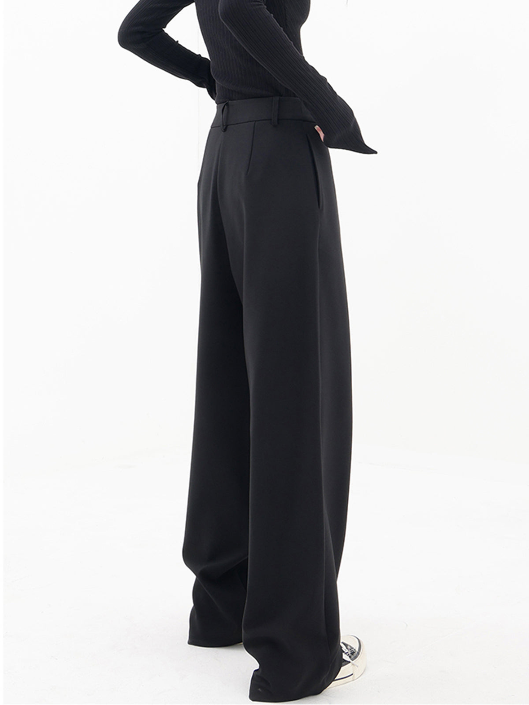 Flattering Women's Asymmetrical Waist Pants