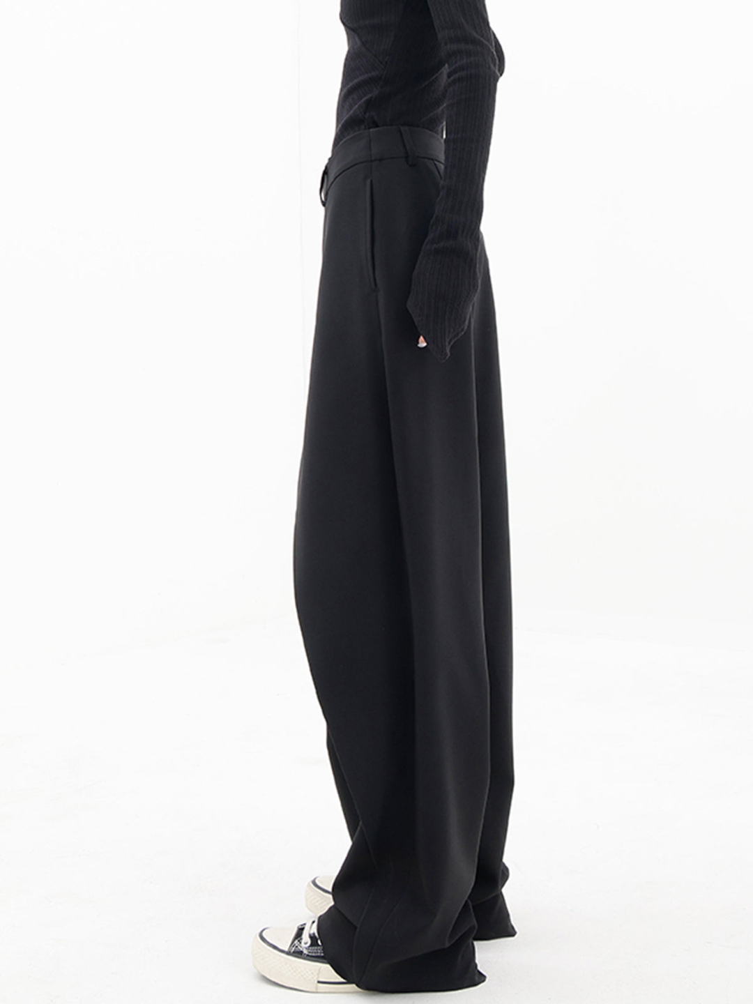 Flattering Women's Asymmetrical Waist Pants