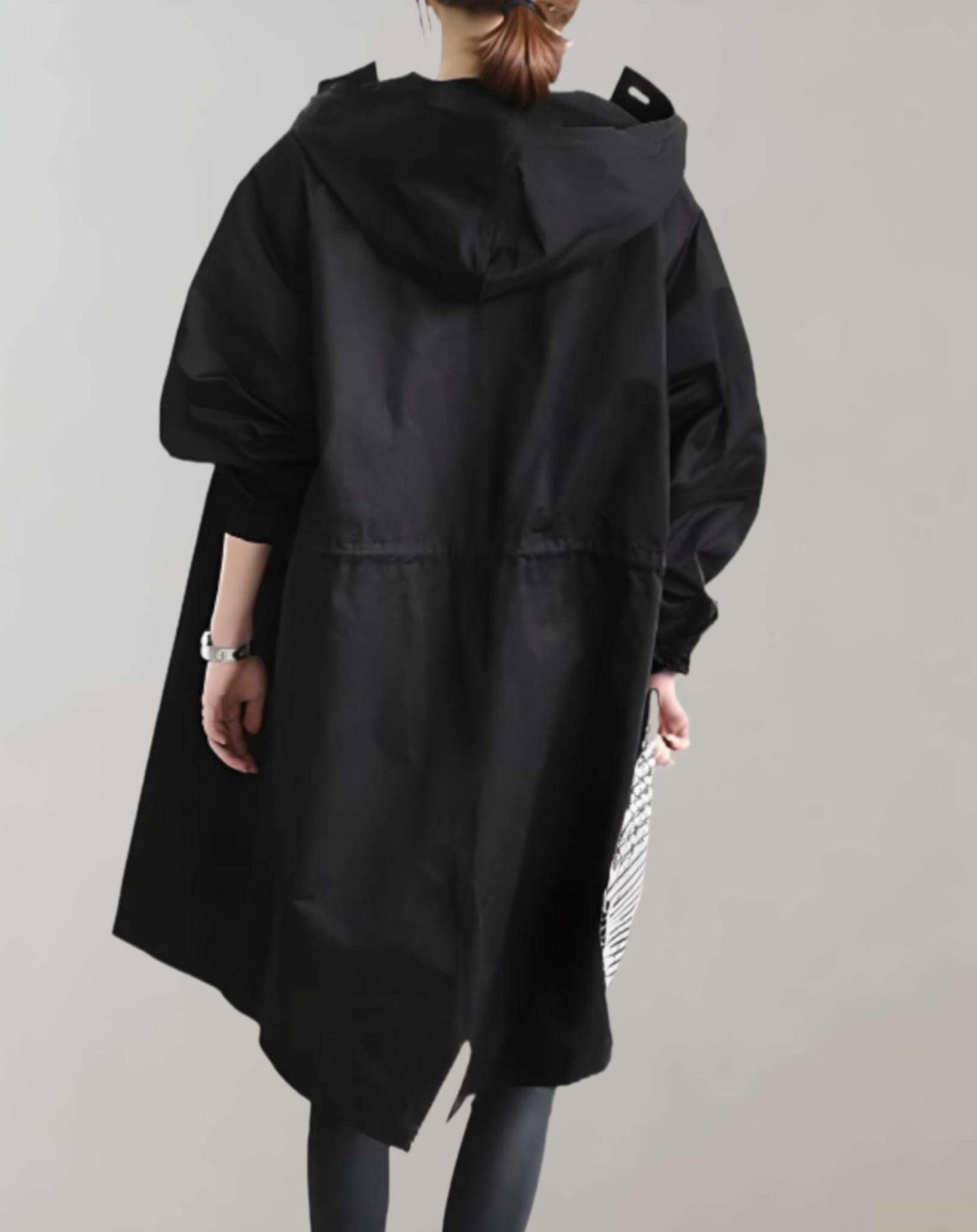 Daphne - Waterproof and Warm Trench Coat with Hood