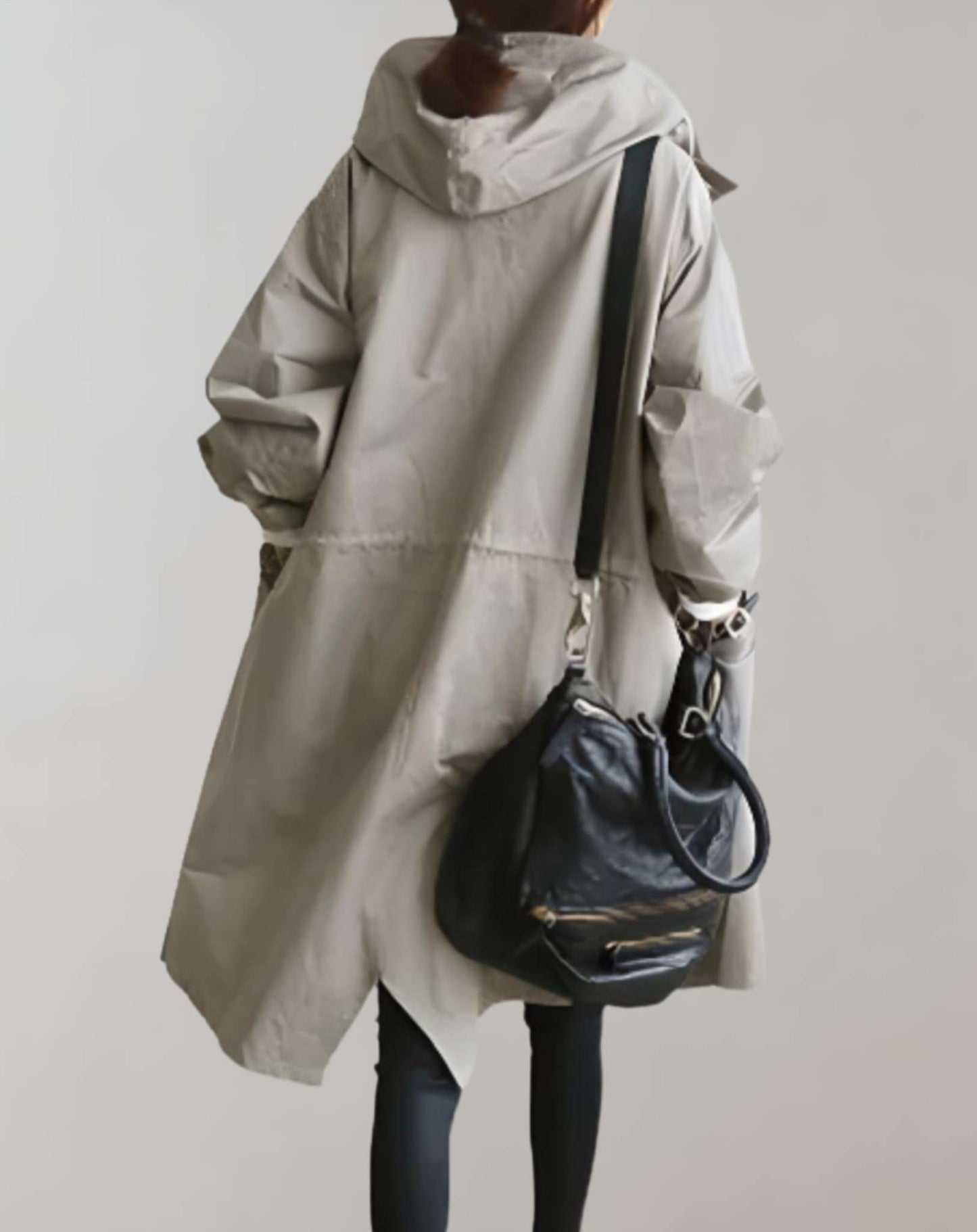 Daphne - Waterproof and Warm Trench Coat with Hood