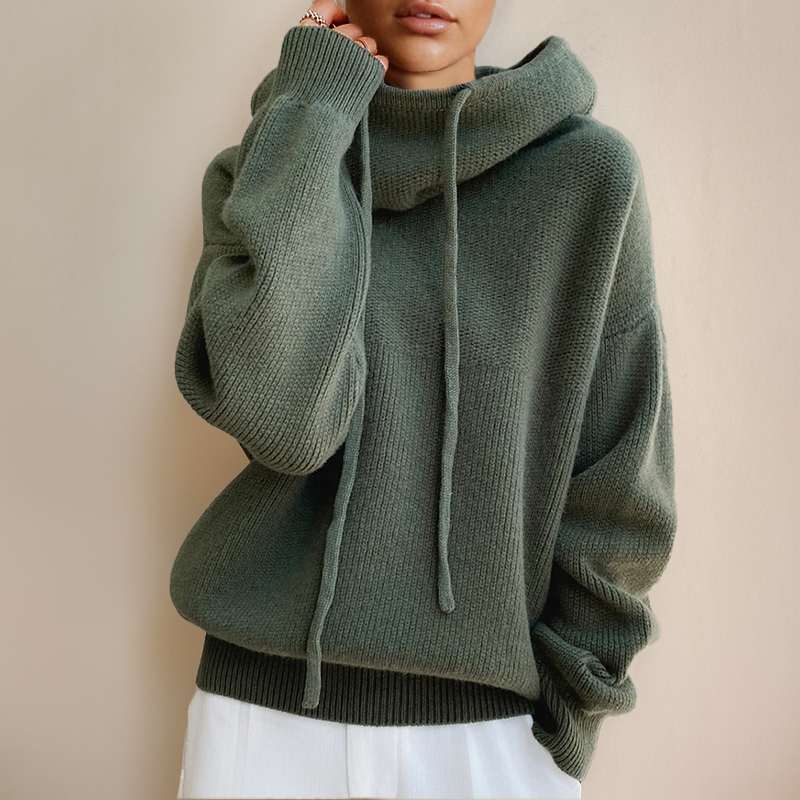 Wool Turtleneck Sweater for Women