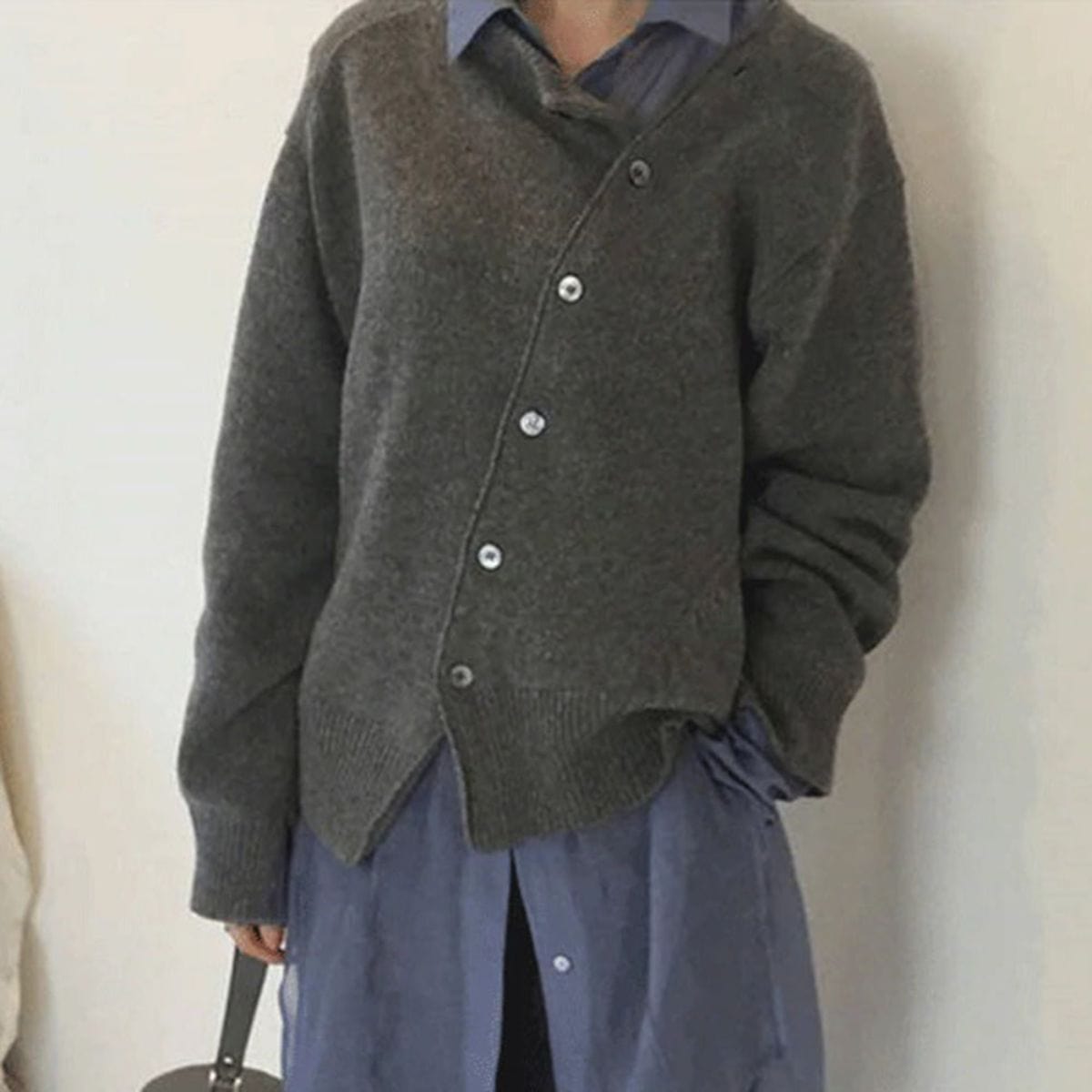 Cashmere Cardigan with Button Details