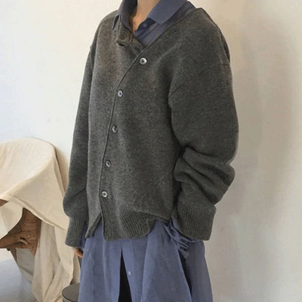 Luxurious Cashmere Cardigan with Button Accents